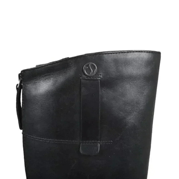 Franco Sarto Leather Knee High Boot  Tall Black Size 6.5 - Picture 5 of 16